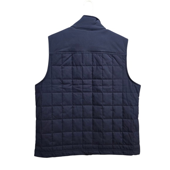 ORVIS Quilted Puffer Vest Navy Blue Full Zip Pockets Mens Lg Classic Collection - Picture 2 of 10